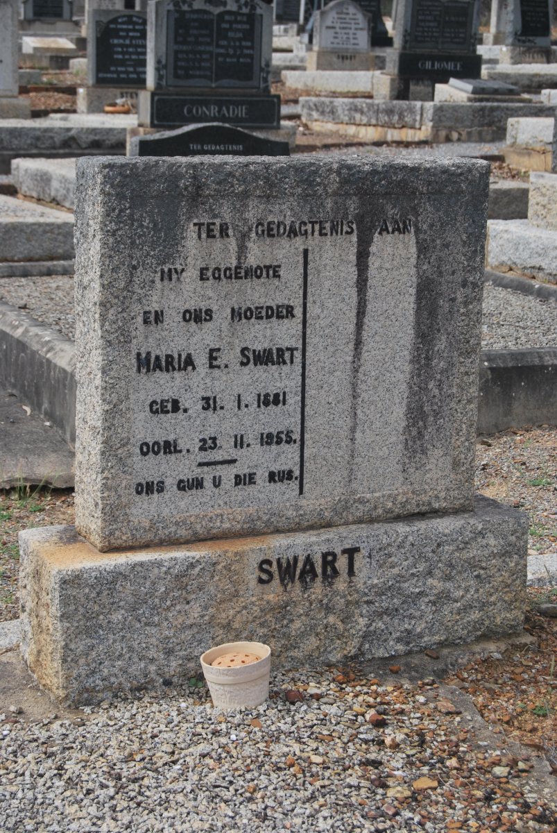 SWART Maria E. 1881-1955