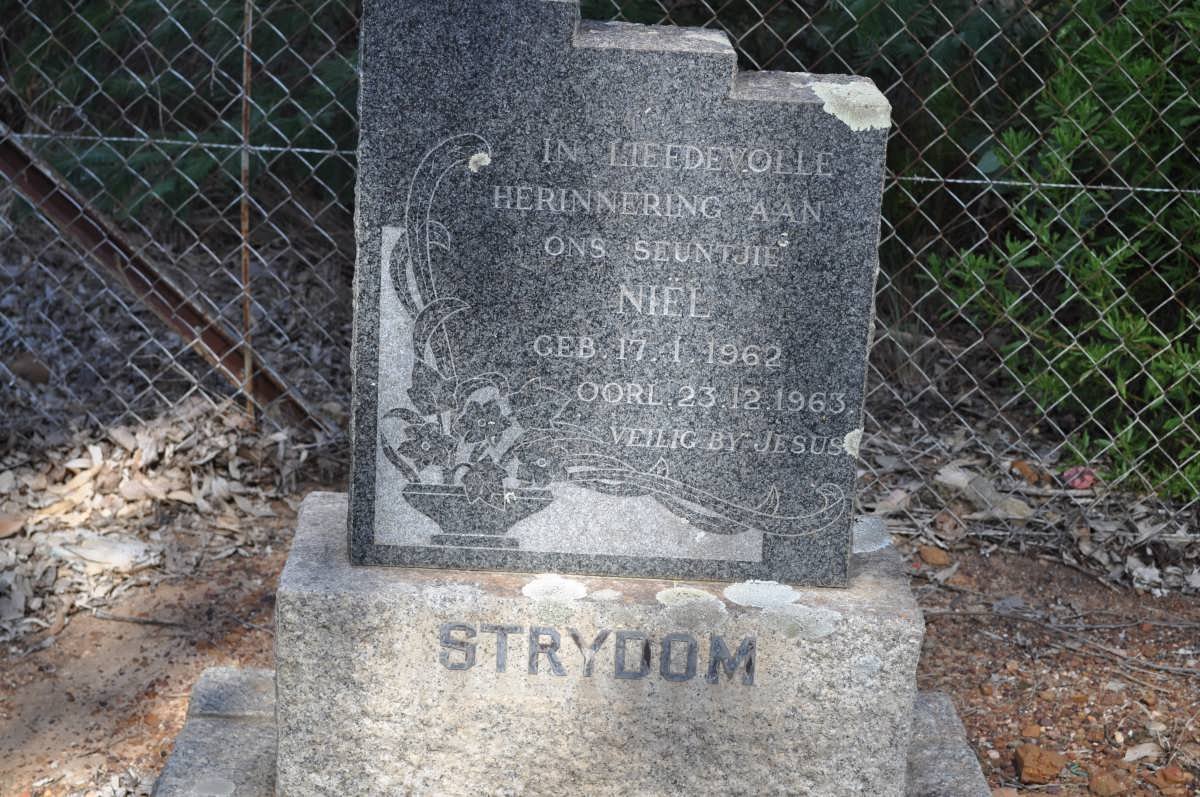STRYDOM Niël 1962-1963