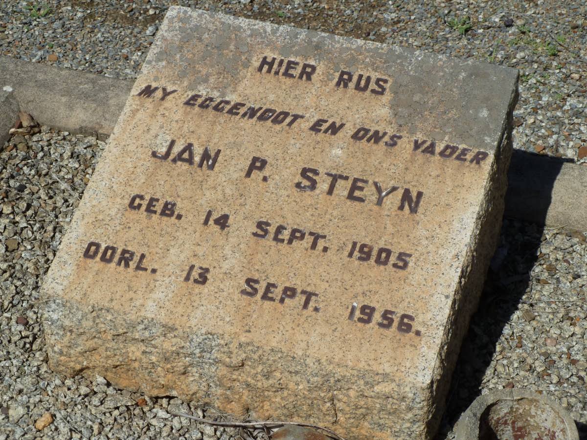 STEYN Jan P. 1905-1956
