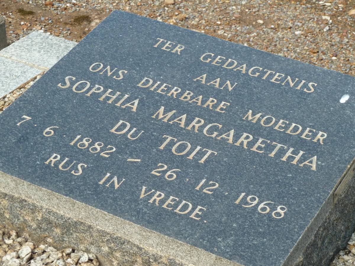 TOIT Sophia Margaretha, du 1882-1968