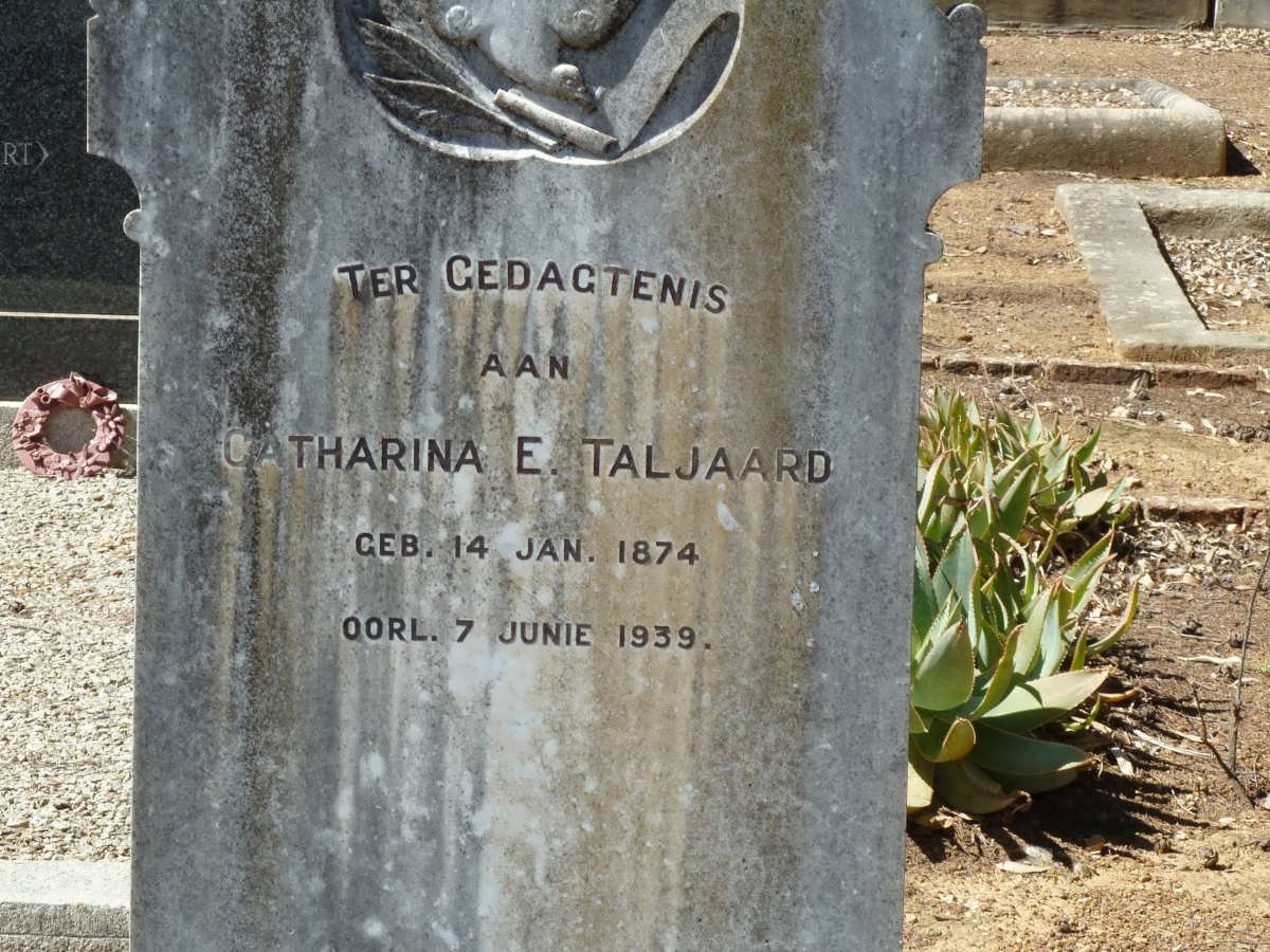 TALJAARD Catharina E. 1874-1939