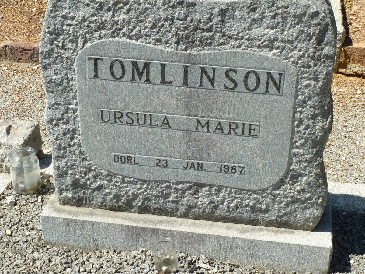 TOMLINSON Ursula Marie -1987