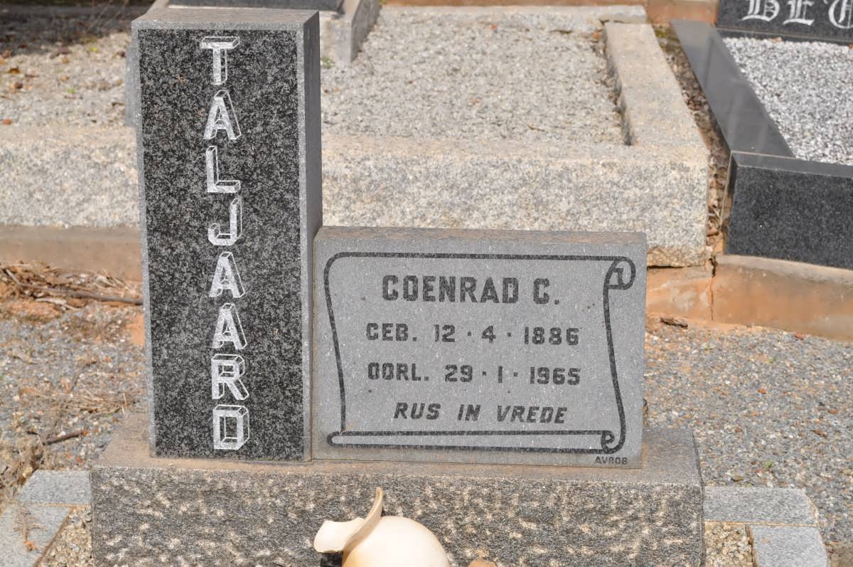 TALJAARD Coenrad C. 1886-1965