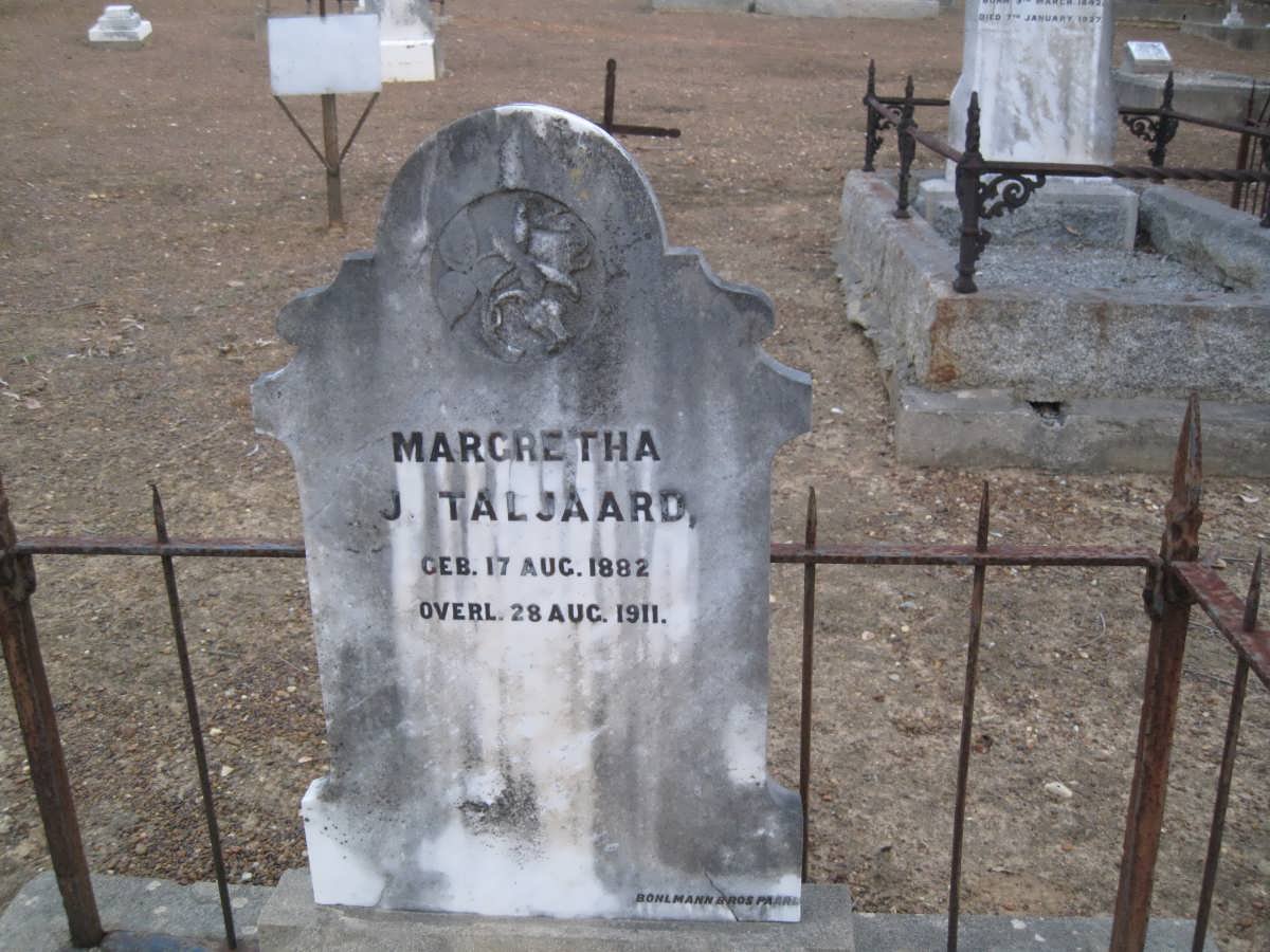 TALJAARD Margaretha 1882-1911