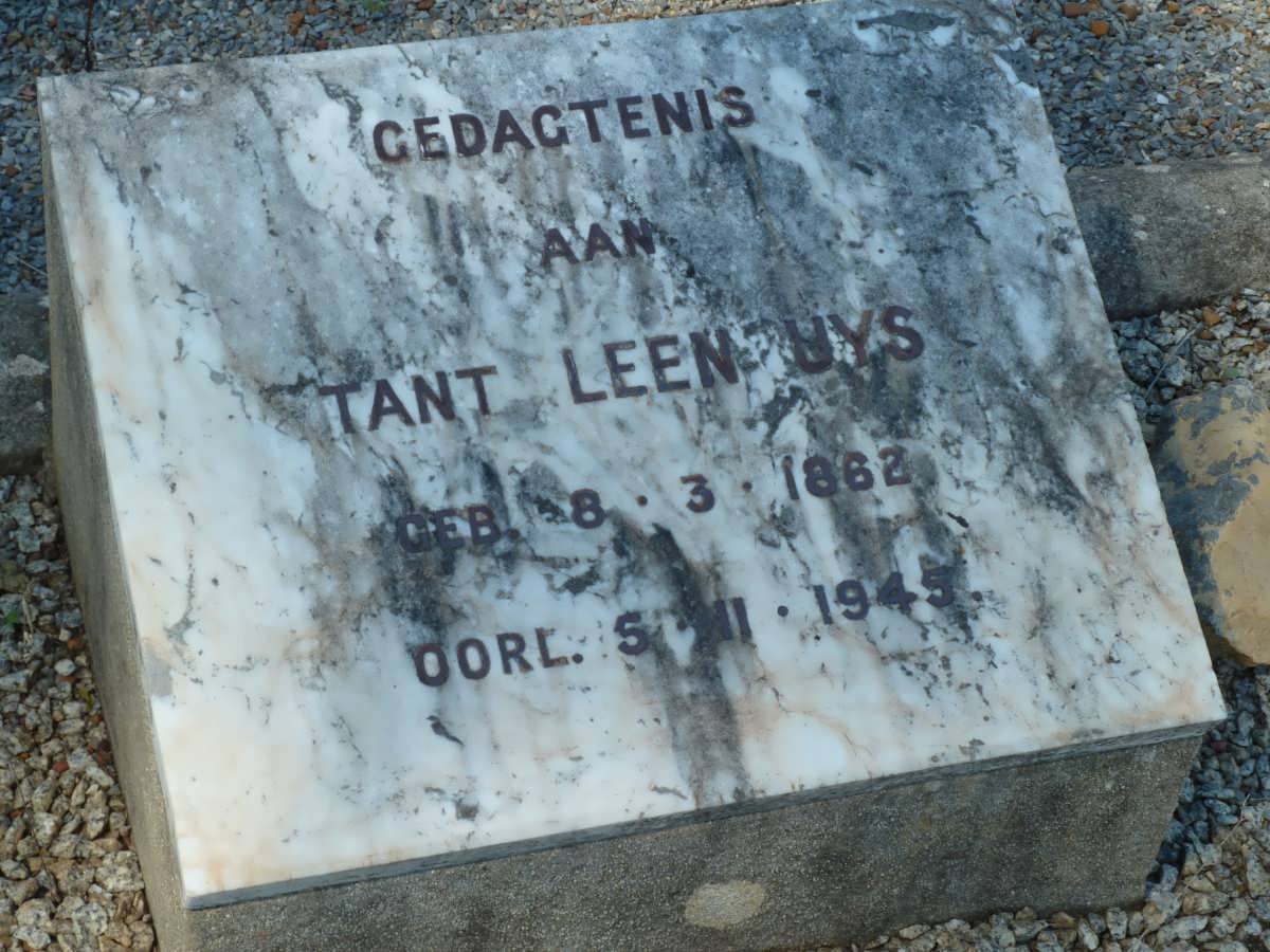 UYS Leen 1862-1945