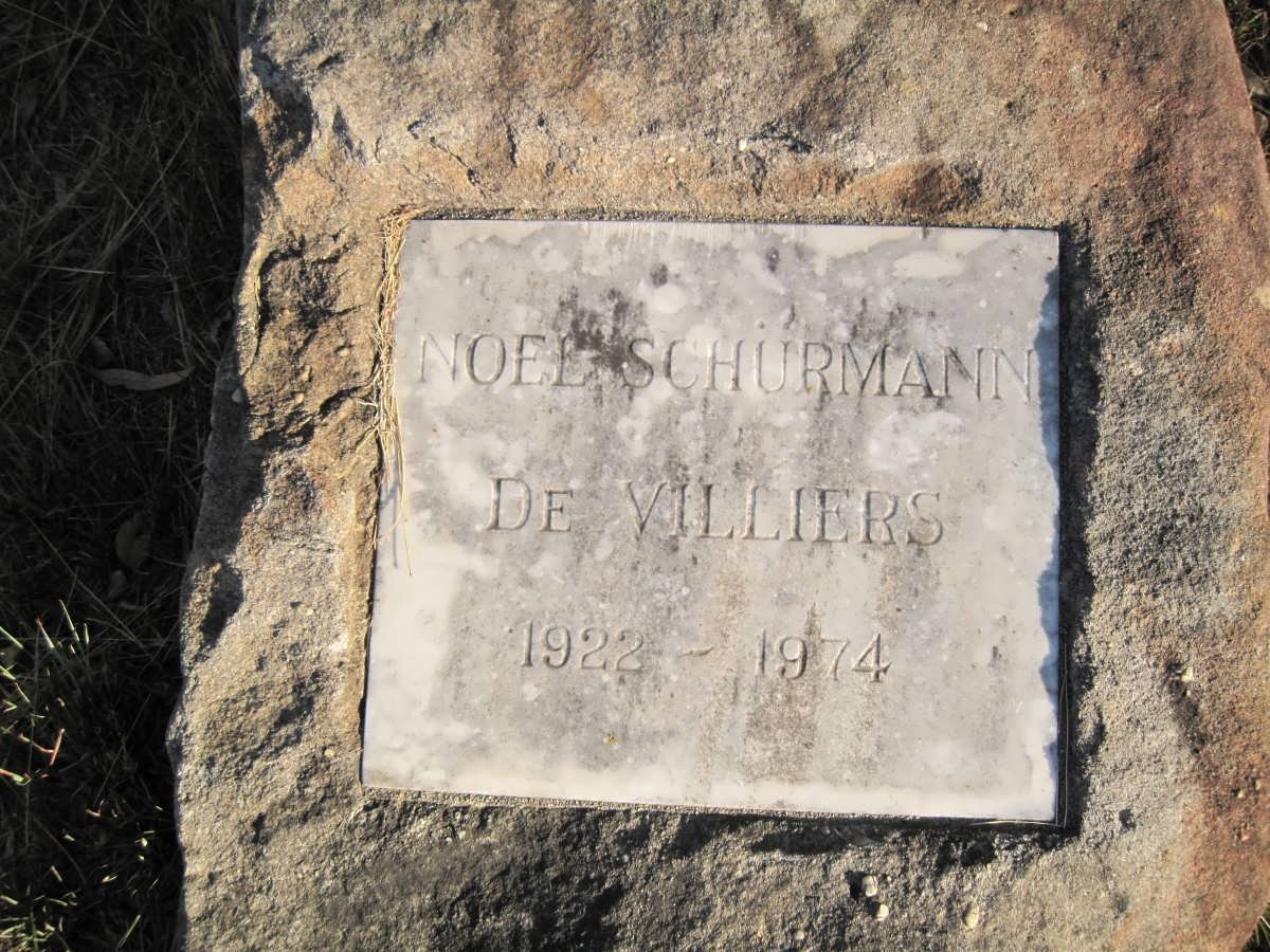 VILLIERS Noel Schurmann, de 1922-1974