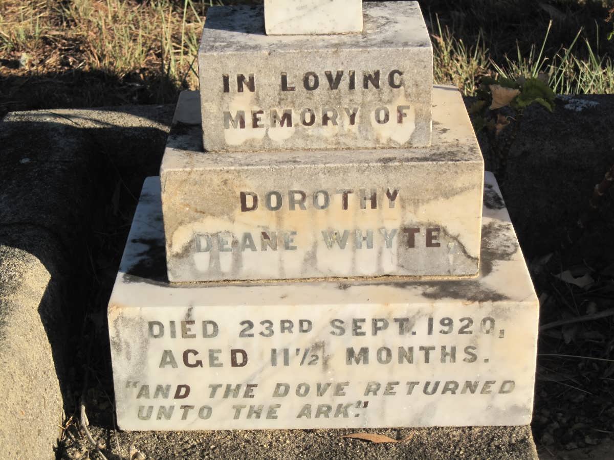 WHYTE Dorothy Deane -1920