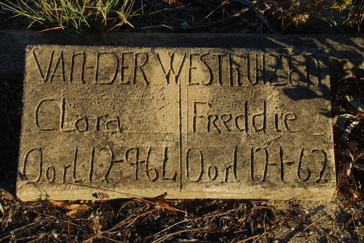 WESTHUIZEN Freddie, van der -1962 &amp; Clara -1964