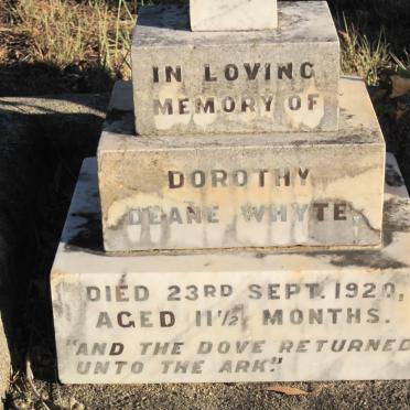 WHYTE Dorothy Deane -1920
