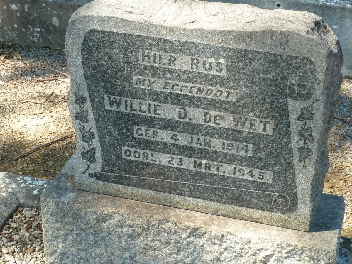 WET Willie D., de 1914-1945