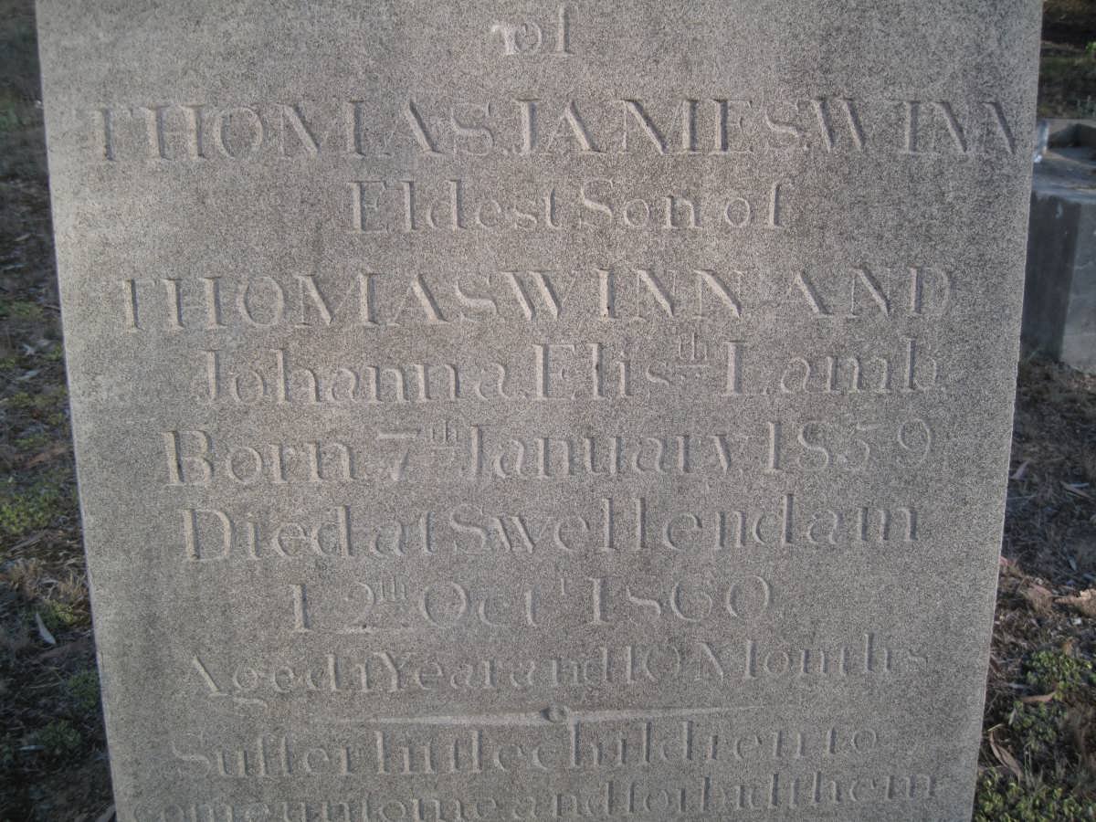 WINN Thomas James 1859-1860