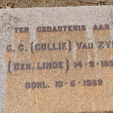 ZYL C.C., van nee LINDE 1894-1969