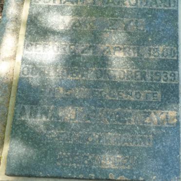 ZYL Johan Marquard, van 1880-1939 &amp; Anna J. ? nee ROTHMANN