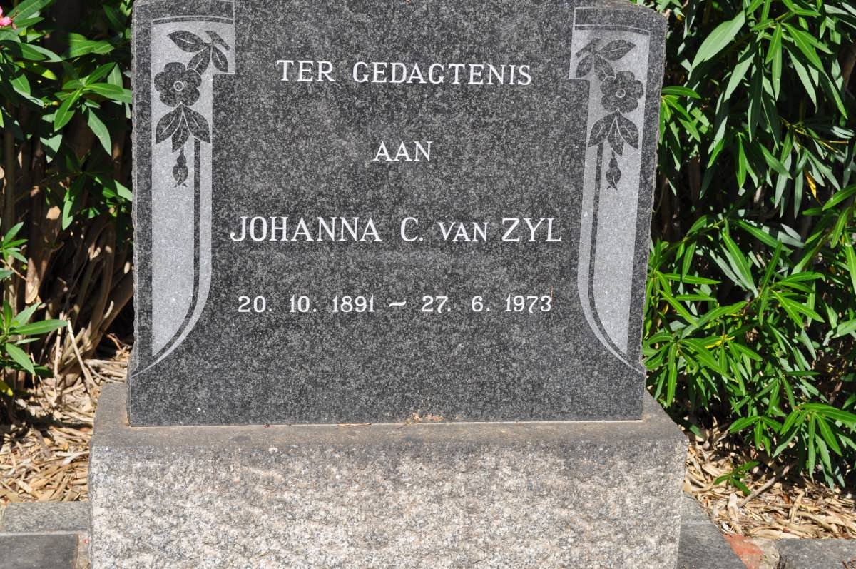ZYL Johanna C., van 1891-1973