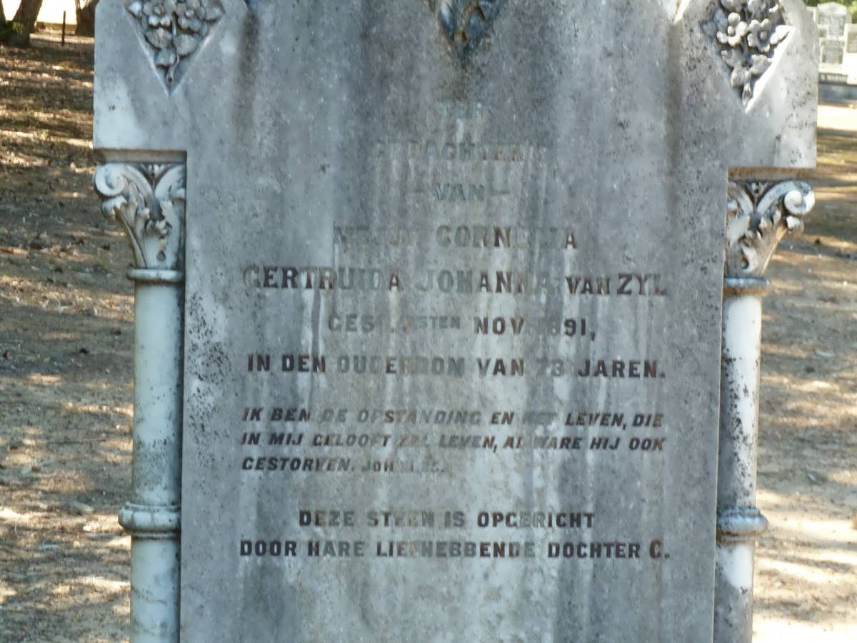 ZYL Cornelia Gertruida Johanna, van -1891