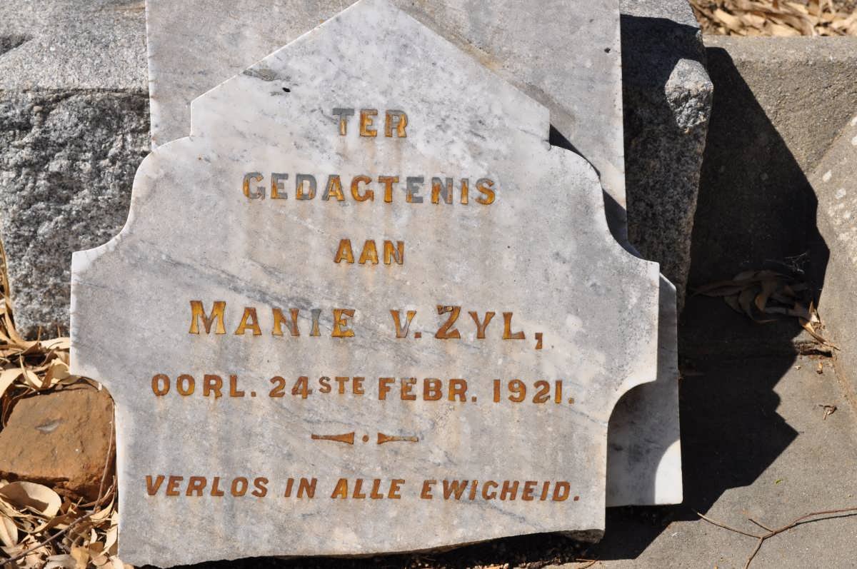 ZYL Manie, v. -1921