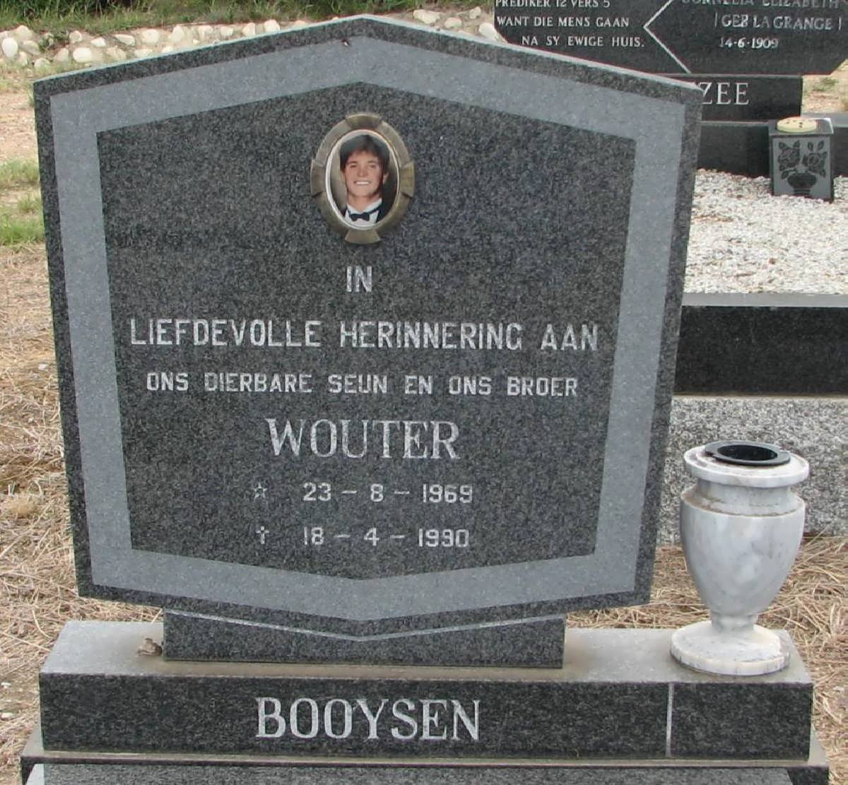 BOOYSEN Wouter 1969-1990