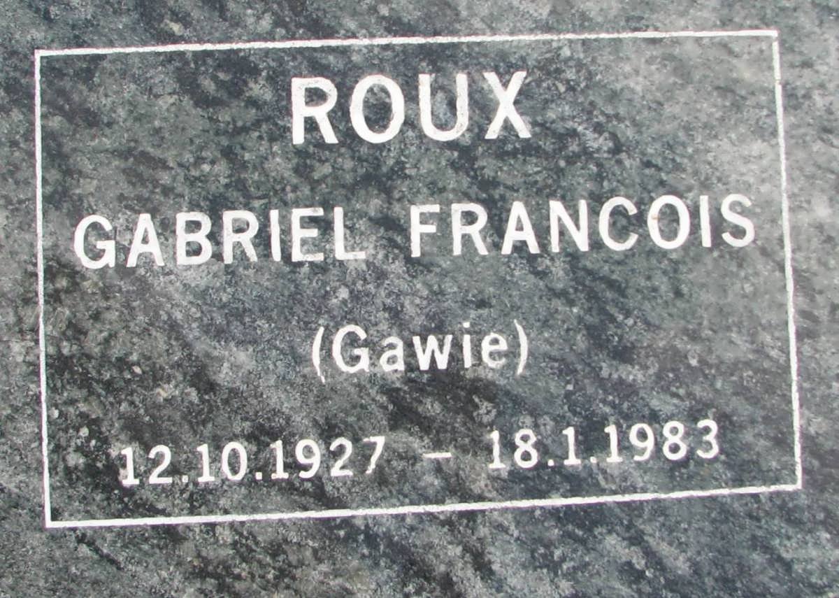 ROUX Gabriel Francois 1927-1983