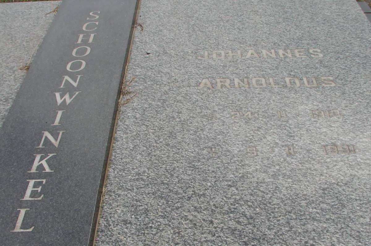 SCHOONWINKEL Johannes Arnoldus 1913-1991