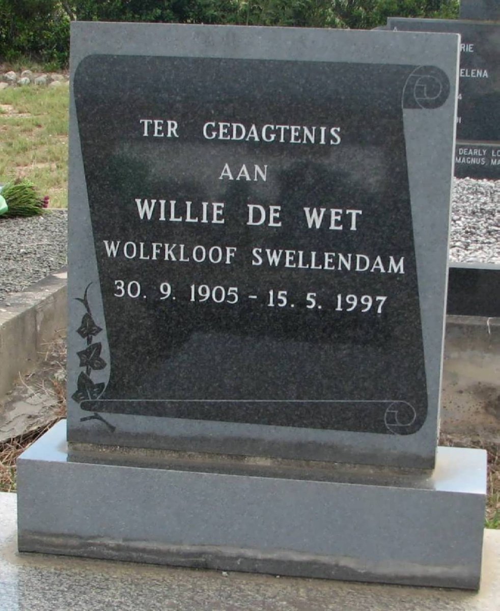 WET Willie, de 1905-1997