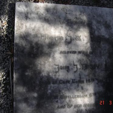 BARRY Hester J.W. nee JOUBERT 1829-1869