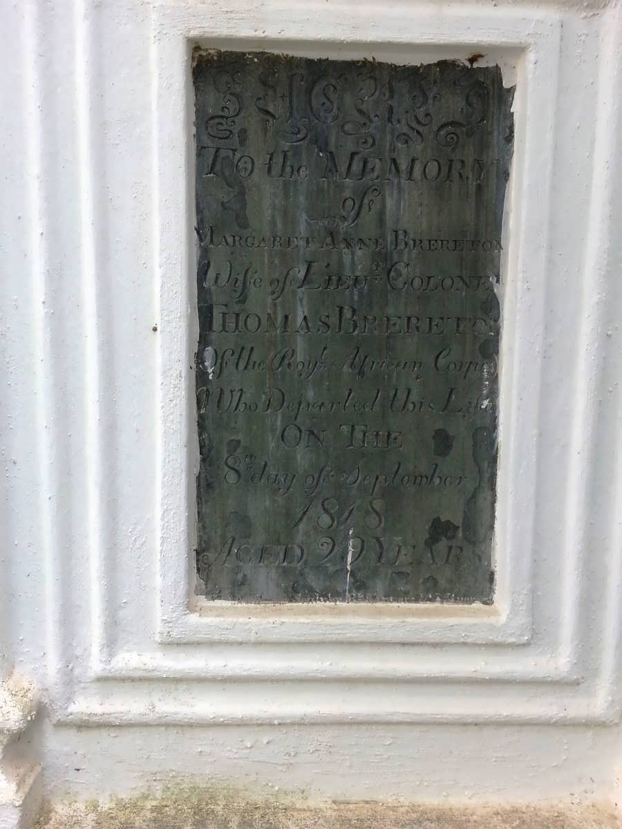 BRERETON Margaret Anne -1818