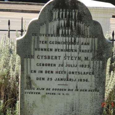 STEYN Jan Gysbert 1823-1896