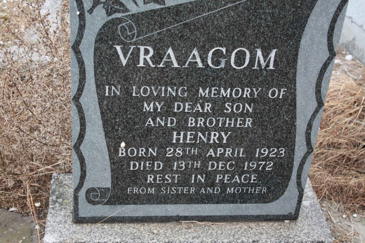 VRAAGOM Henry 1923-1972