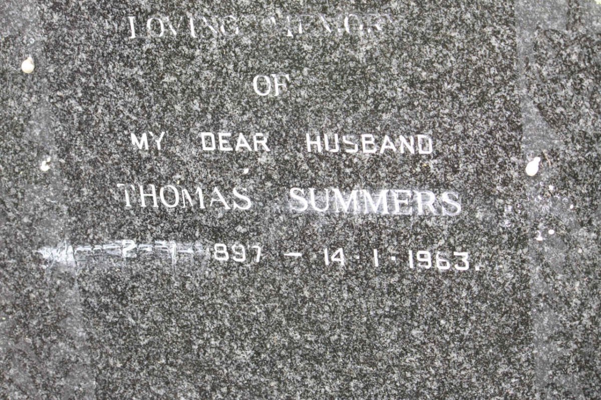 SUMMER Thomas 1897-1963