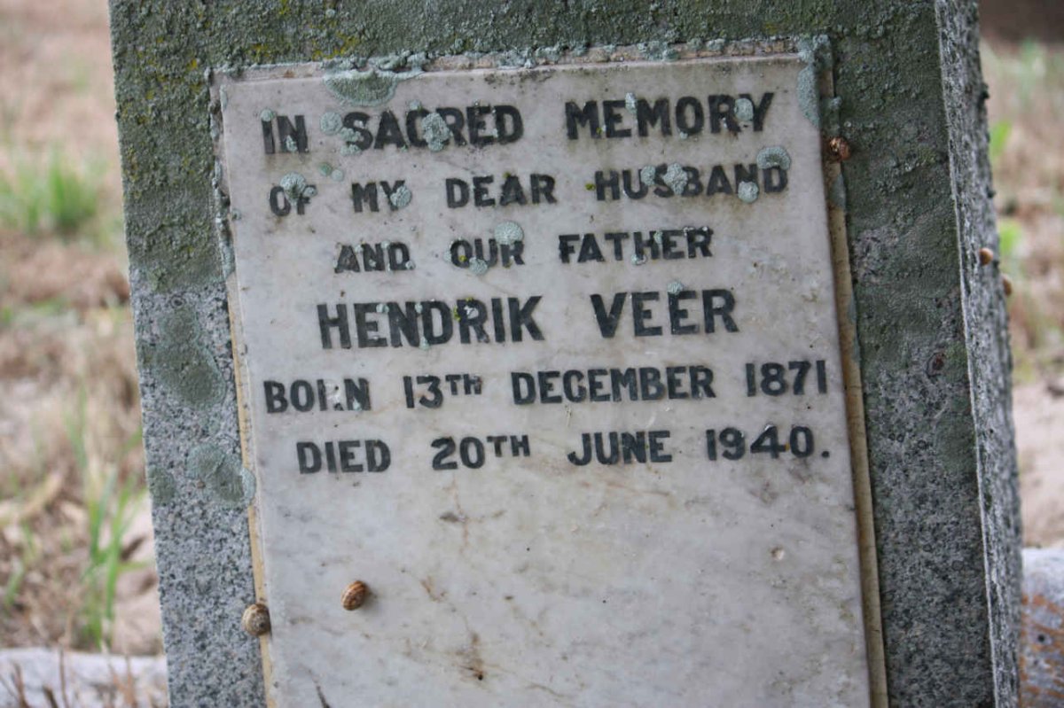 VEER Hendrik 1871-1940