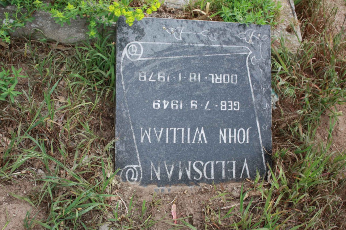 VELDSMAN John William 1949-1978