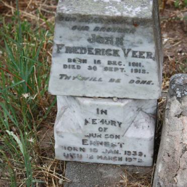 VEER John Frederick 1911-1912 :: ? Ernst 1939-1939