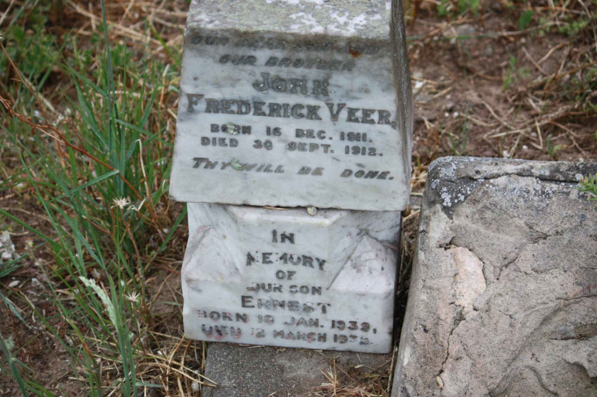 VEER John Frederick 1911-1912 :: ? Ernst 1939-1939