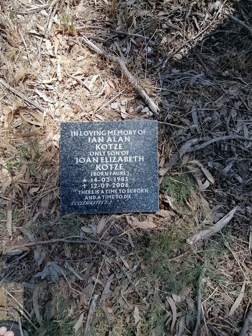 KOTZE Ian Alan 1985-2006