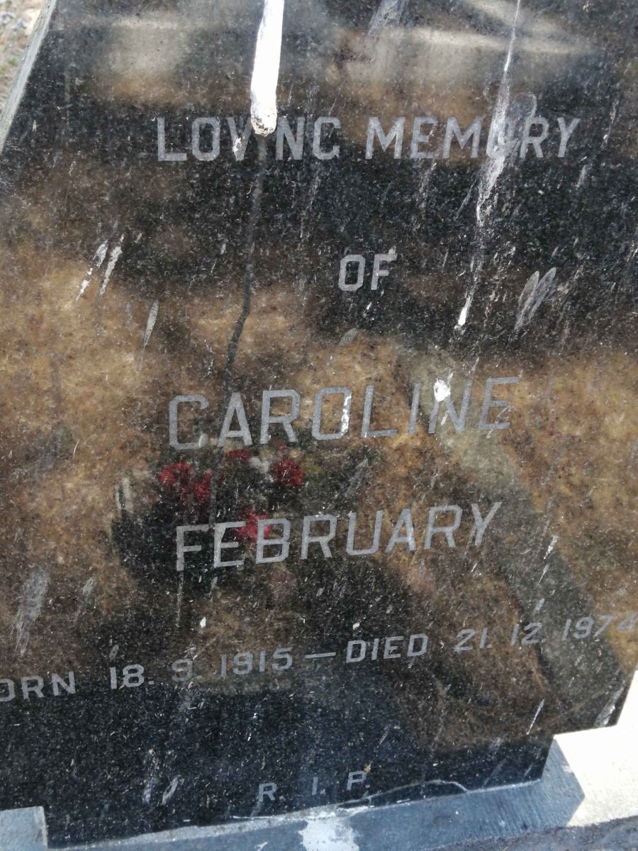 FEBRUARY Caroline 1915-1974