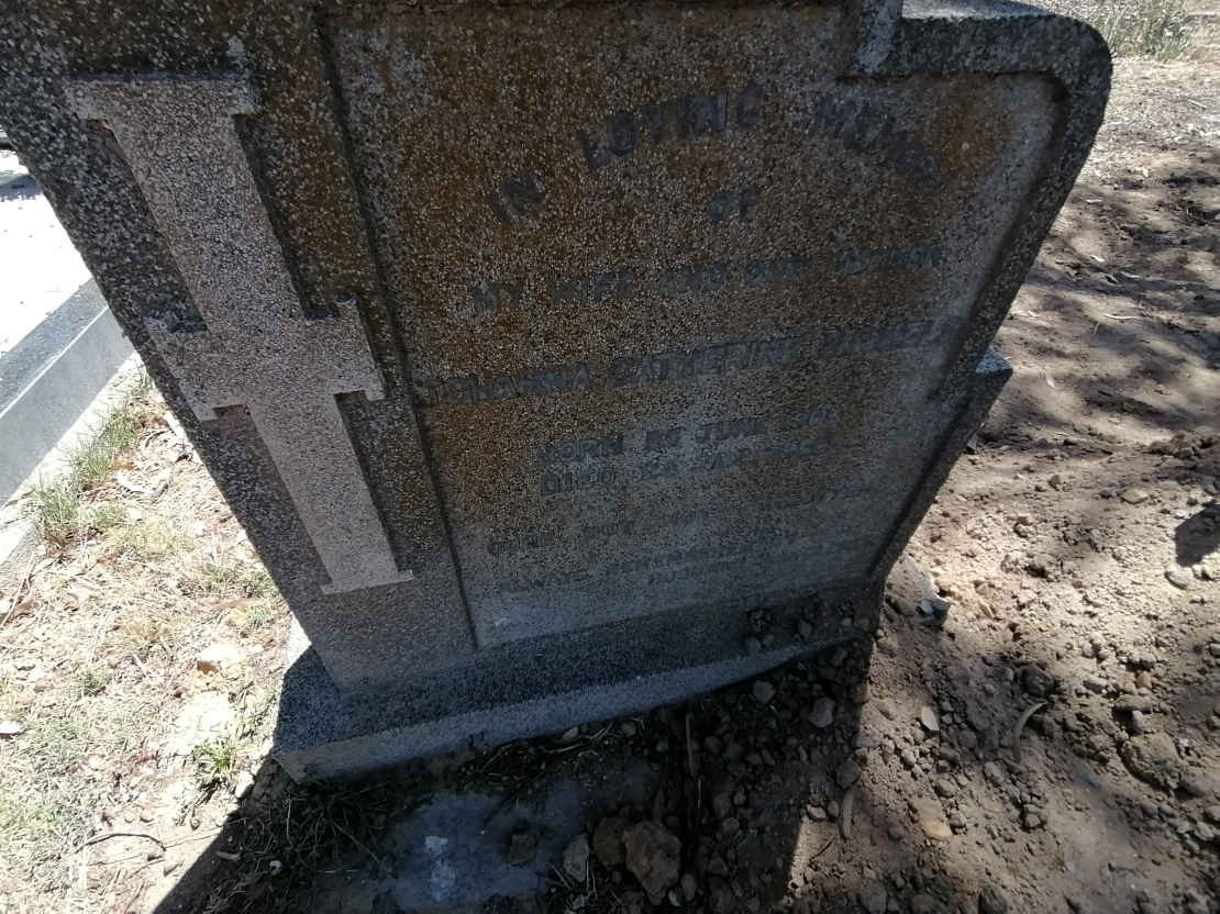 DANIELS Johanna Catherine 1903-19??