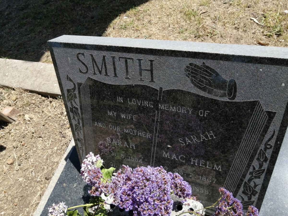 MACHELM Sarah 1867-1939 :: SMITH Sarah 1904-1981