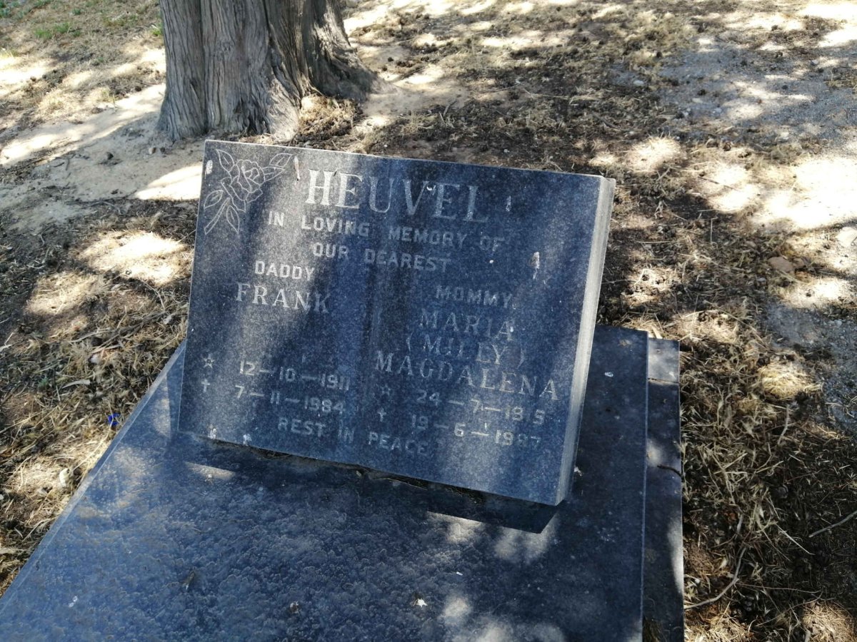 HEUVEL Frank 1911-1984 &amp; Maria Magdalena 1915-1987