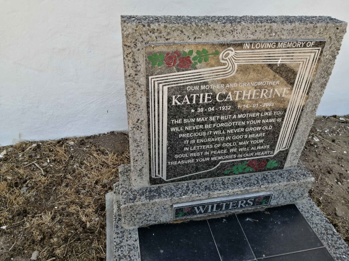 WILTERS Katie Catherine 1932-2003