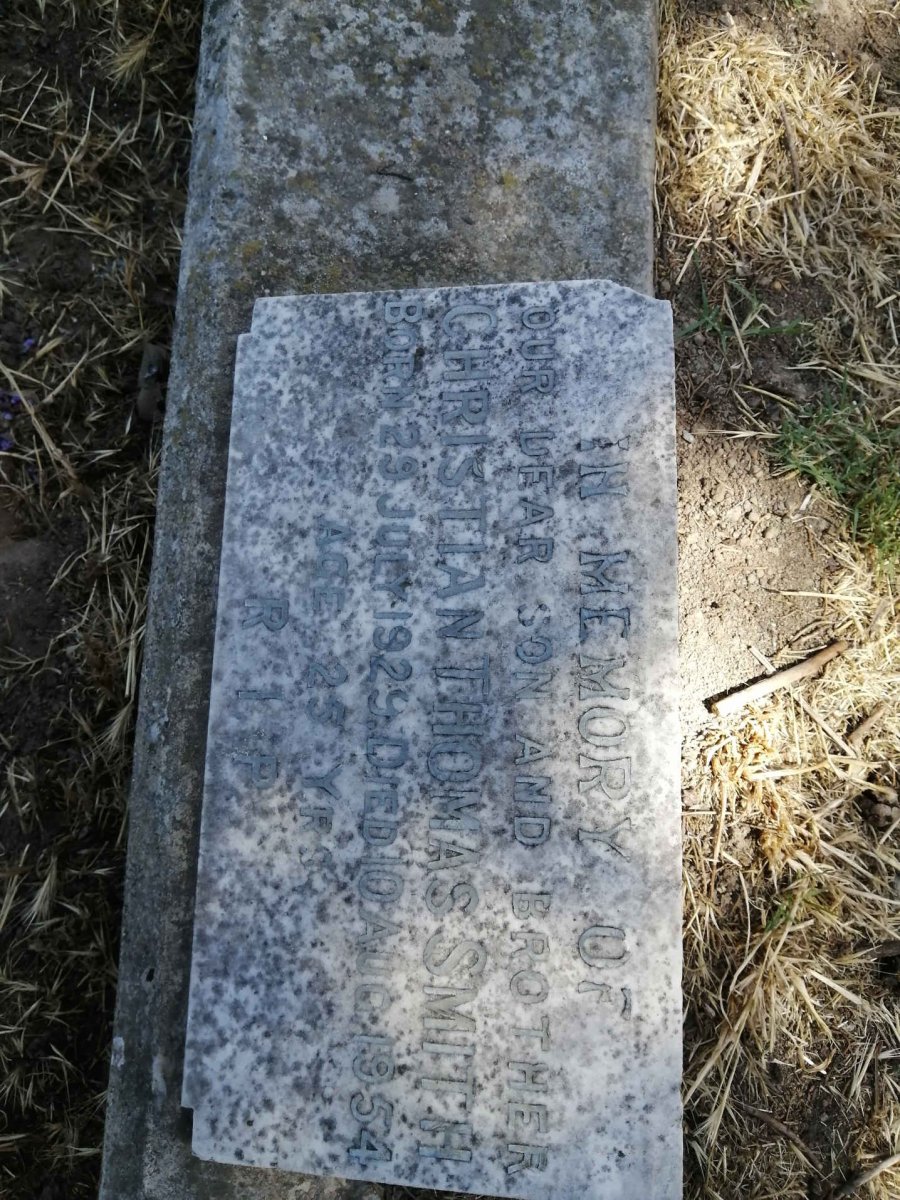 SMITH Christian Thomas 1929-1954