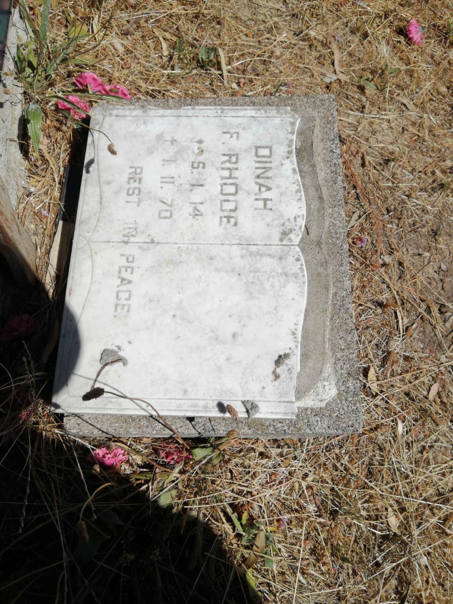RHODE Dinah F. 1914-1970
