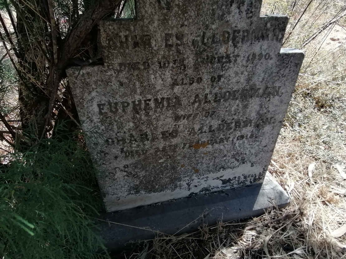 ALLDERMAN Charles -1890 &amp; Euphemia -1918