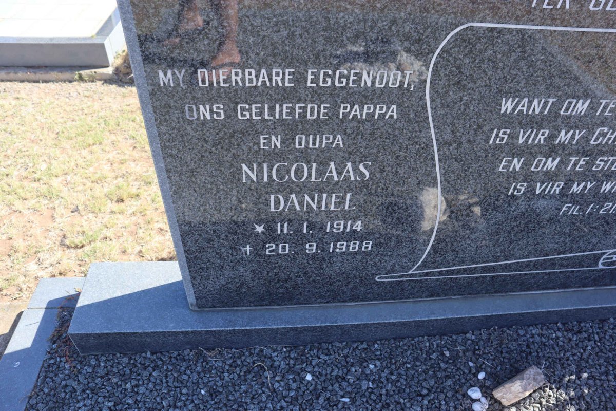 ? Nicolaas Daniel 1914-1988 