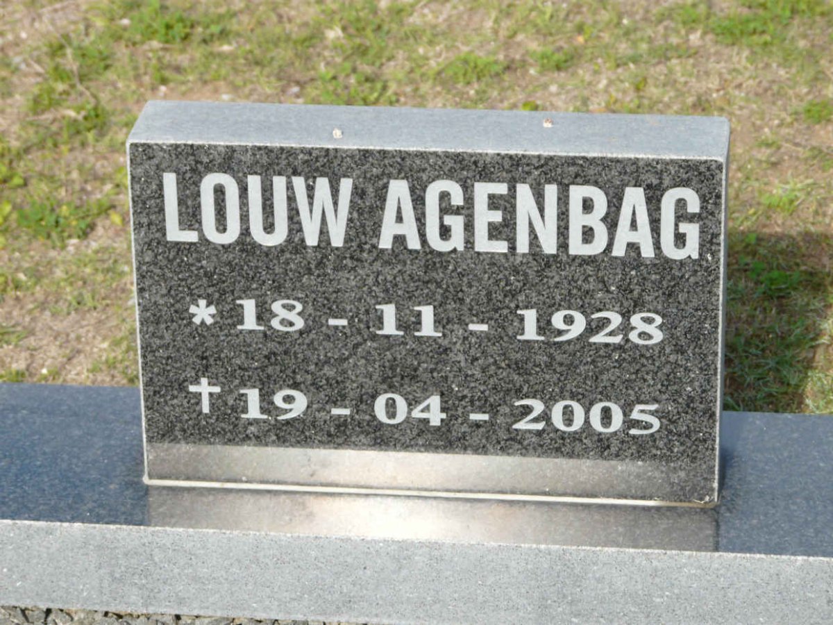 AGENBAG Louw 1928-2005