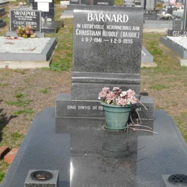 BARNARD Christiaan Rudolf 1941-1995