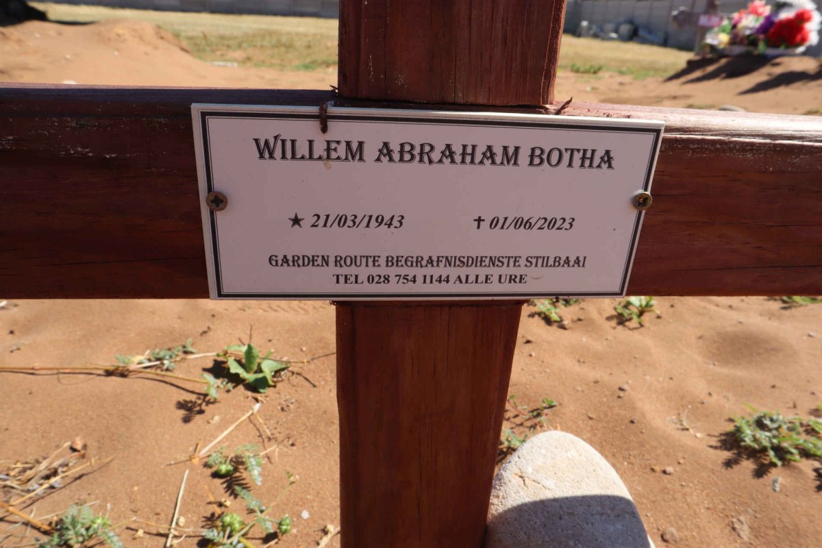 BOTHA Willem Abraham 1943-2023