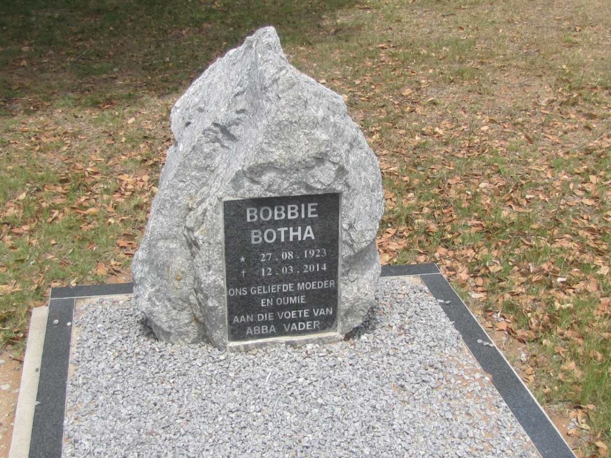 BOTHA Bobbie 1923-2014