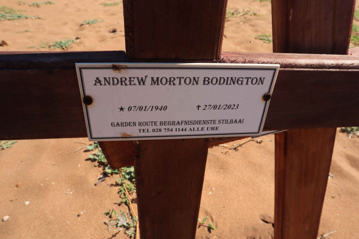 BODINGTON Andrew Morton 1940-2023