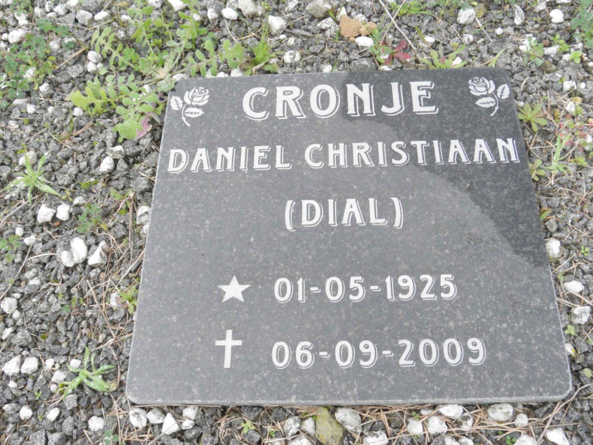 CRONJE Daniel Christiaan 1925-2009
