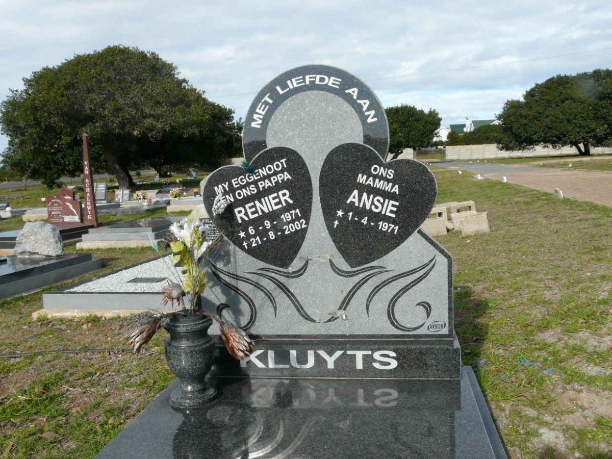 CLUYTS Renier 1971-2002 &amp; Ansie 1971-